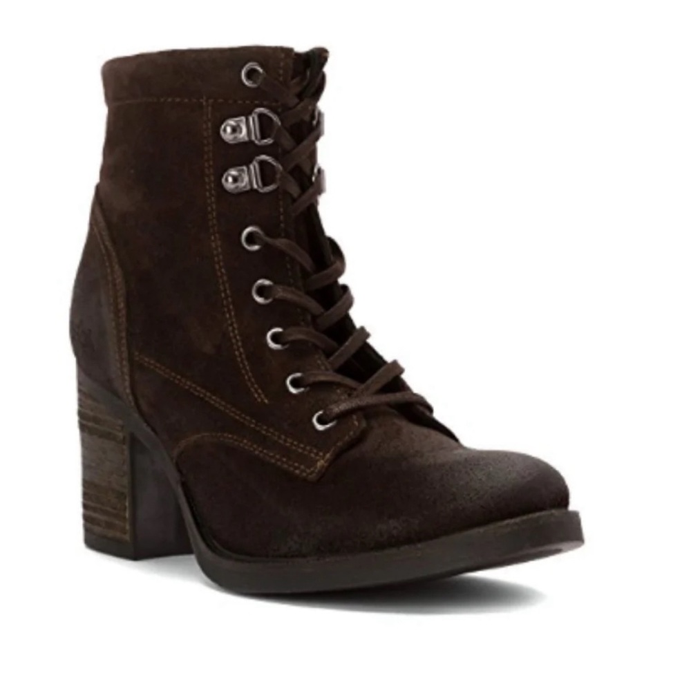 Size 10 Basey Brown lace up boots